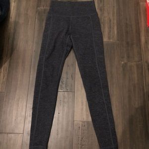 aerie offline hugger steel blue leggings